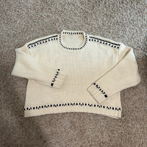 NWOT Bacio Sweater Exposed Seam - Picture 1 of 2